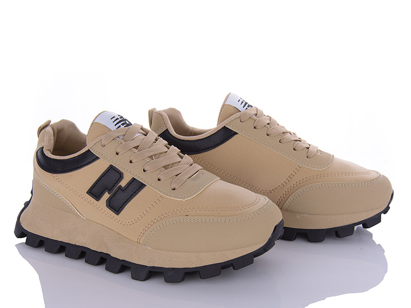 Кроссовки VIOLETA (36-41) 143-35 khaki (деми)