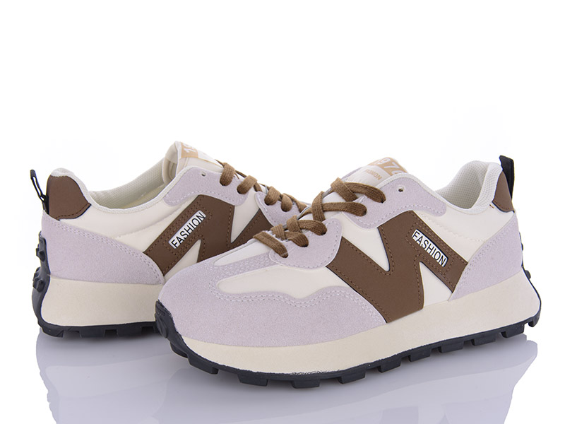 Кроссовки VIOLETA (36-40) 170-19 beige-brown (деми)