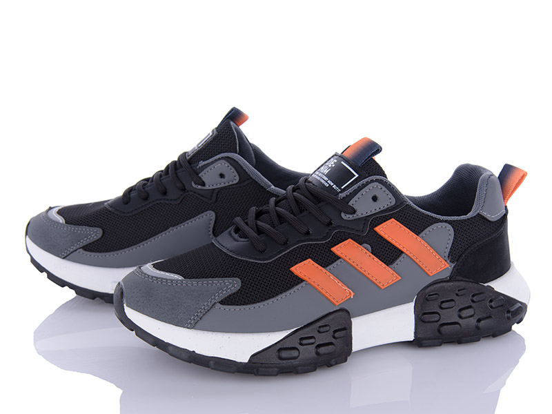 Кроссовки VIOLETA (40-44) 182-23 black (деми)