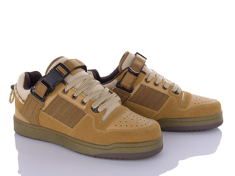 Кроссовки VIOLETA (40-45) 188-6 khaki-brown (деми)