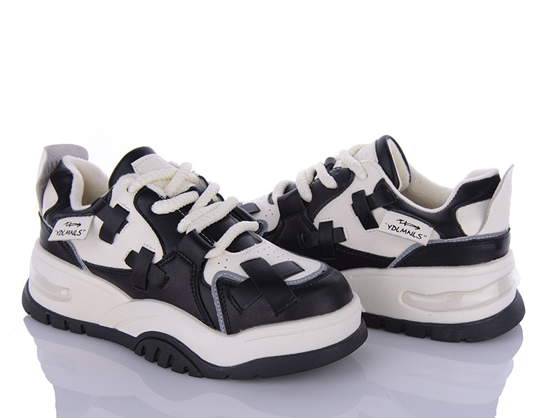Кроссовки VIOLETA (36-40) 197-163 black (деми)