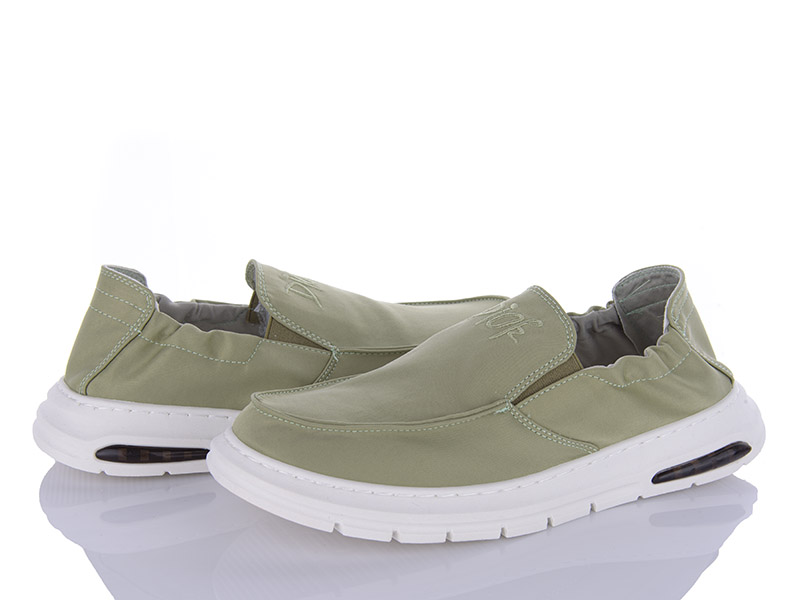 Туфли VIOLETA (40-44) 7705 olive (деми)