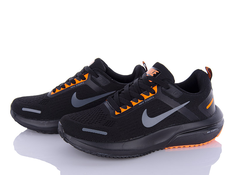 Кроссовки VIOLETA (40-44) S12-N215 black-orange (деми)