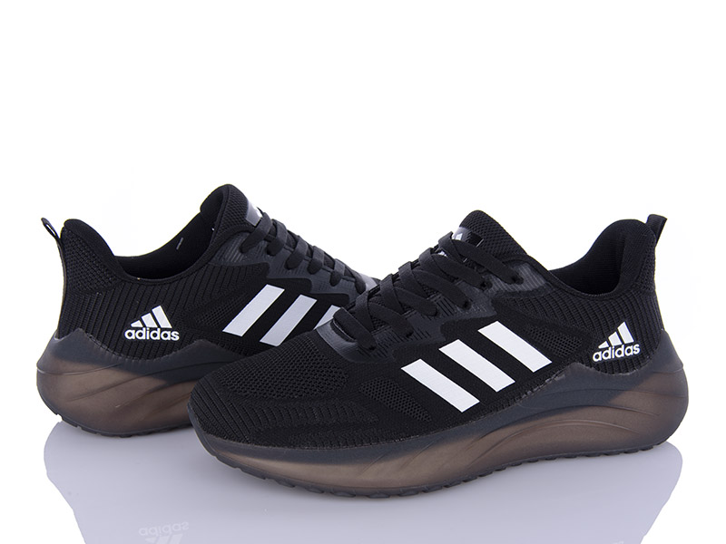 Кроссовки VIOLETA (40-44) S8-A1016 black-white (деми)