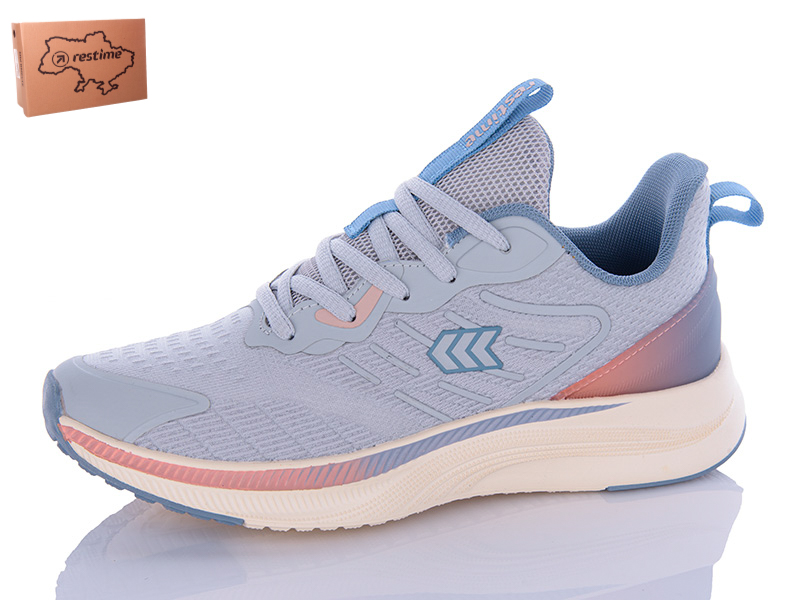 Кроссовки Restime (36-41) SWL24070 grey (деми)