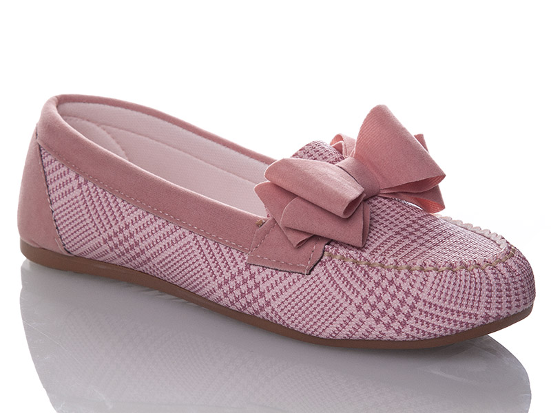 Мокасины Jumay (36-40) Bruno балетки клетка pink (лето)
