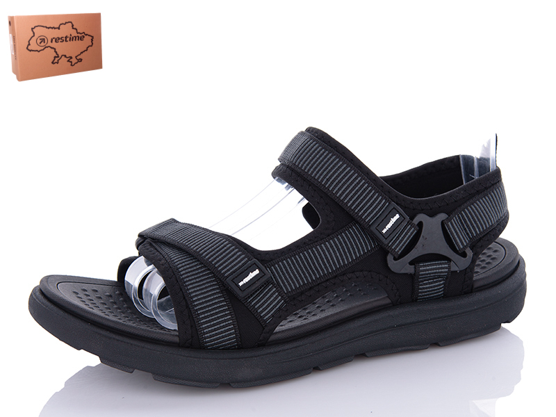 Сандалии Restime (42-46) MML25224 grey (лето)