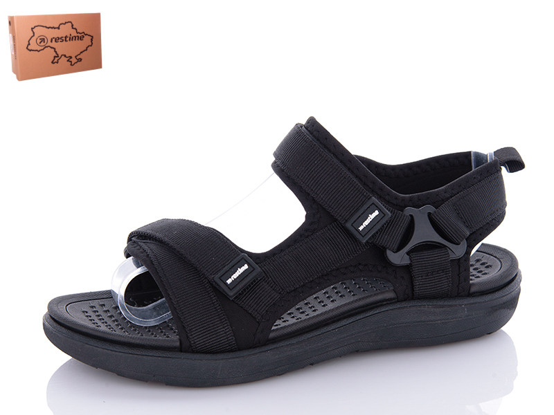 Босоножки Restime (36-41) MWL25224 black (лето)