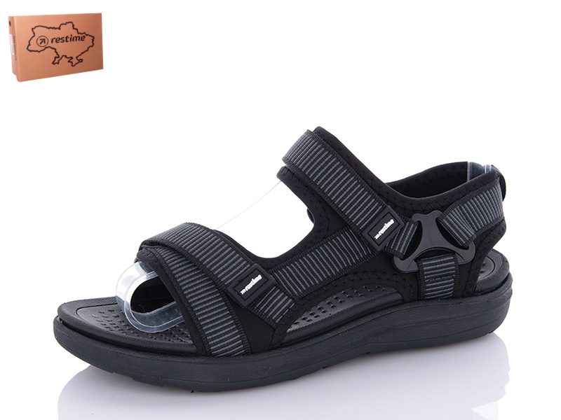 Босоножки Restime (36-41) MWL25224 grey (лето)