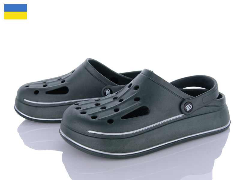 Кроксы Roks (41-45) Progress 252 зелений (лето)
