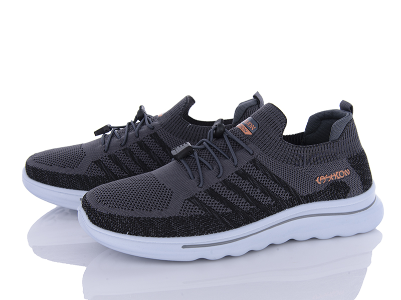 Кроссовки VIOLETA (40-45) 45-103 grey (лето)
