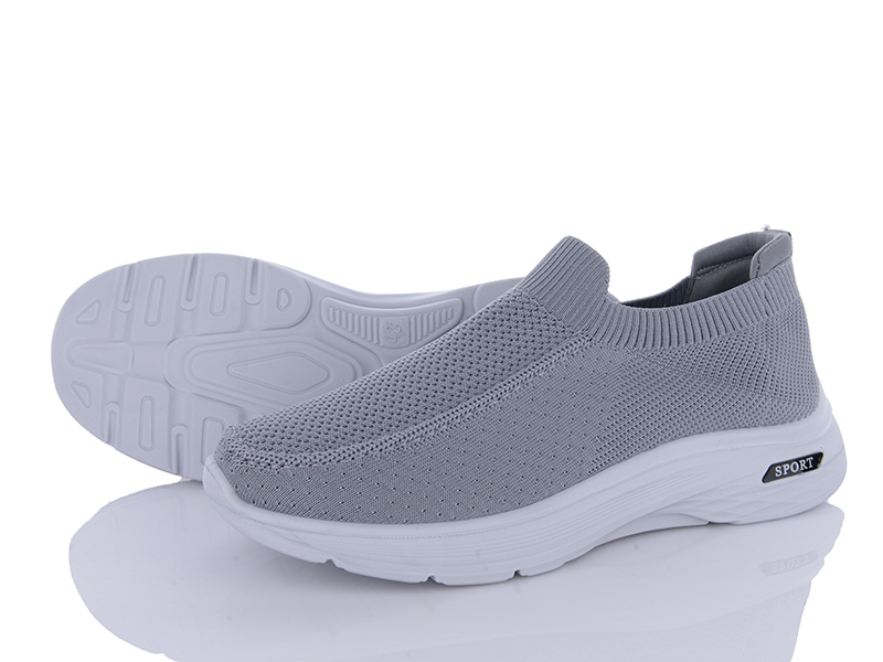 Кроссовки VIOLETA (40-45) 45-105 d.grey (лето)