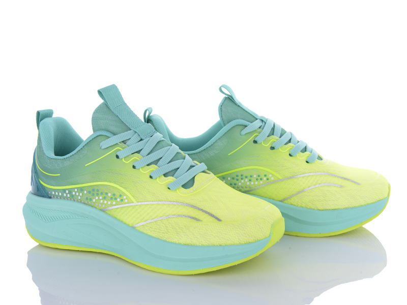 Кроссовки VIOLETA (36-41) 24-154 green (деми)