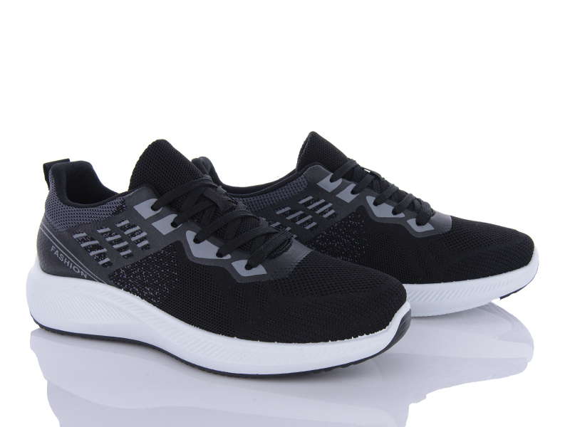 Кроссовки VIOLETA (40-45) 45-100 black (деми)