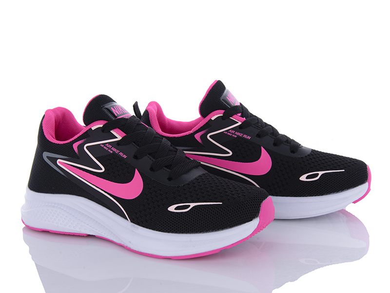 Кроссовки VIOLETA (36-41) HD7-2055-1 black-pink (деми)