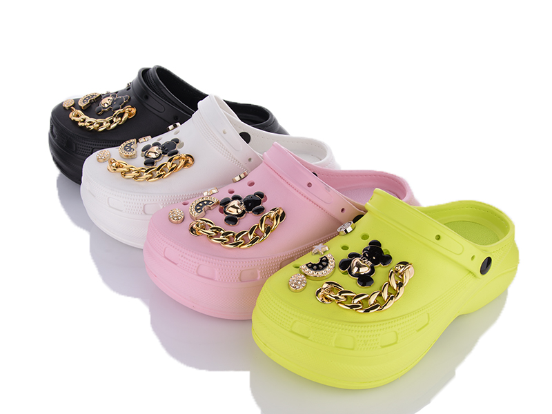 Кроксы Elmob (36-41) W60 mix (лето)