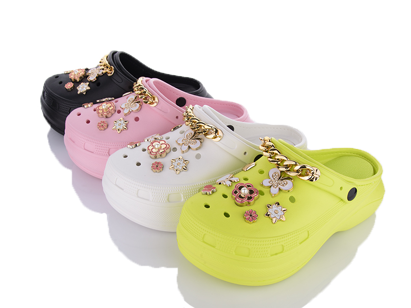 Кроксы Elmob (36-41) W60A mix (лето)