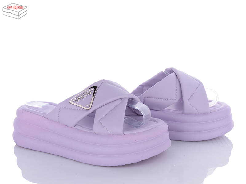 Шлепанцы Ailaifa (36-41) 7019 purple (лето)
