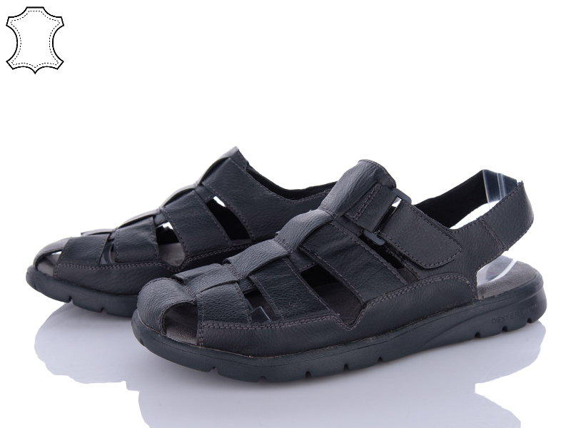 Сандалии Sila (39-47) 01-06 black (лето)