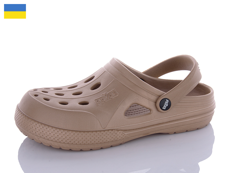 Кроксы ALEX M&L (36-41) Крокс т.бежевий (лето)