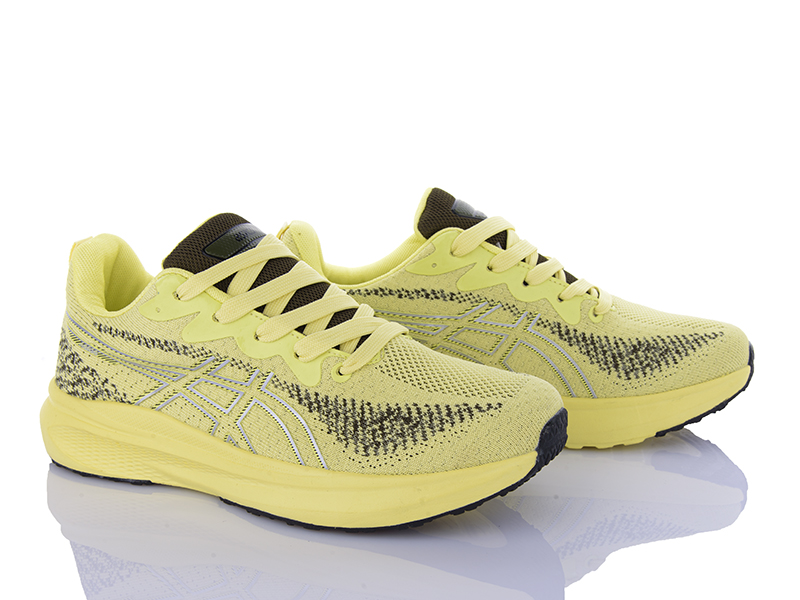 Кроссовки VIOLETA (40-45) 173-10 yellow (деми)