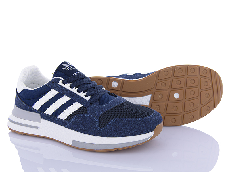 Кроссовки VIOLETA (40-44) HD15-182-35 navy-white (деми)