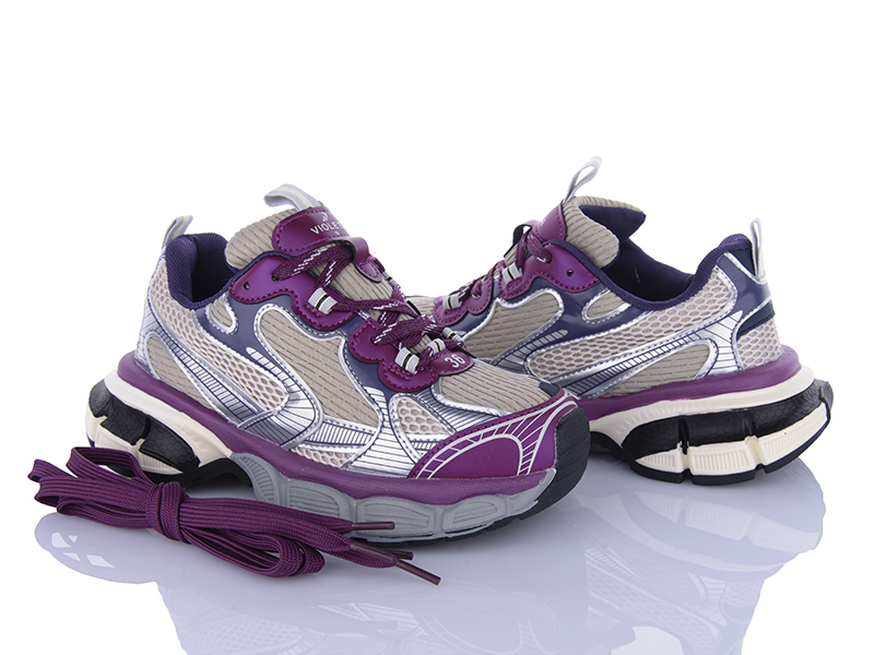 Кроссовки VIOLETA (36-41) 197-173 purple (деми)