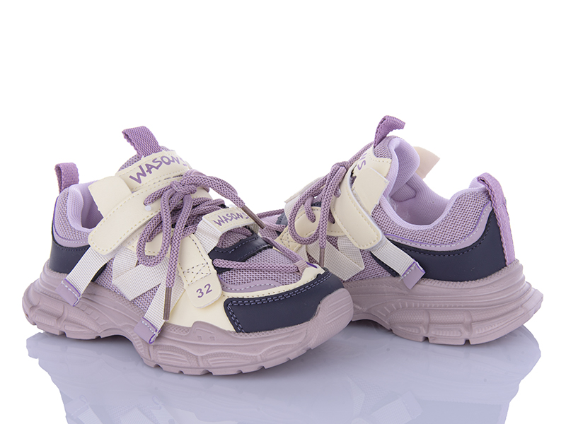 Кроссовки VIOLETA (32-37) G38-8009 purple (деми)