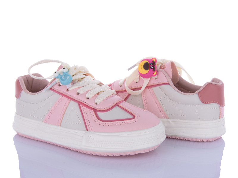 Кроссовки VIOLETA (32-37) G40-Z1889 beige-pink (деми)