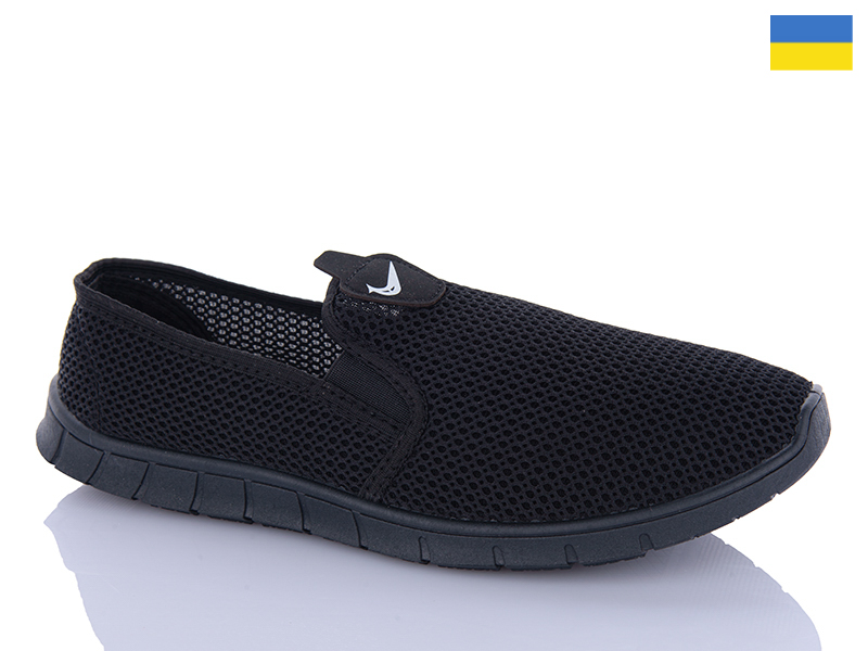 Слипоны RGP (41-45) 4200 чорний (лето)