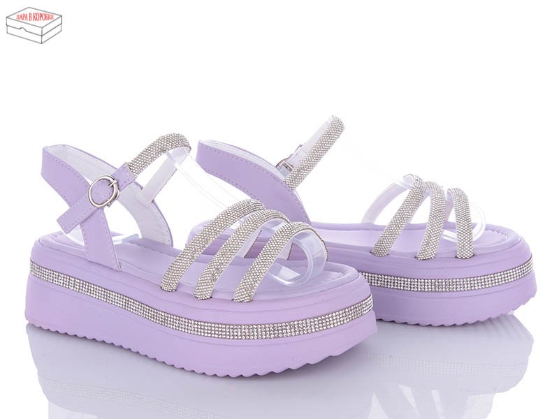 Босоножки Ailaifa (36-41) 7035 purple (лето)