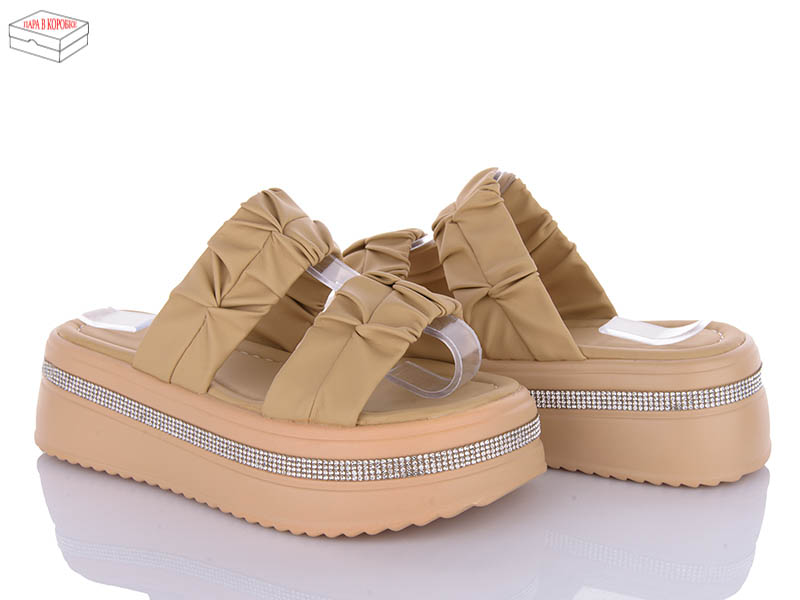 Шлепанцы Ailaifa (36-41) 7039 khaki (лето)