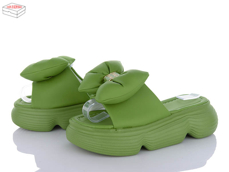 Шлепанцы Ailaifa (36-41) 7053 green (лето)