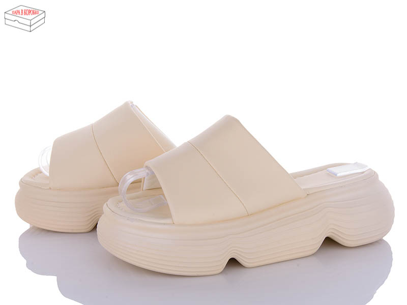 Шлепанцы Ailaifa (36-41) 7055 beige (лето)