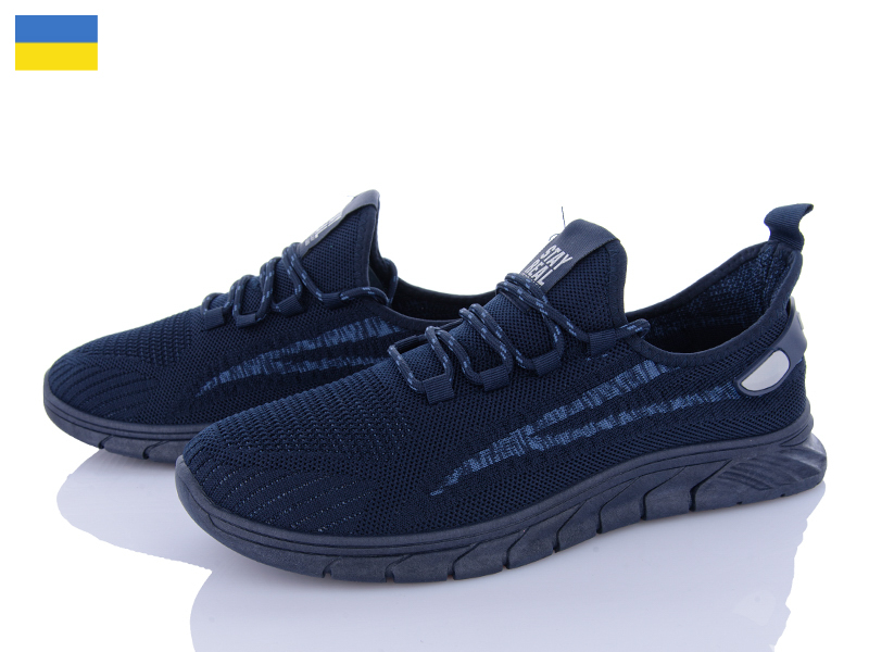 Кроссовки Vladimir (41-45) Крок K245 синій (лето)