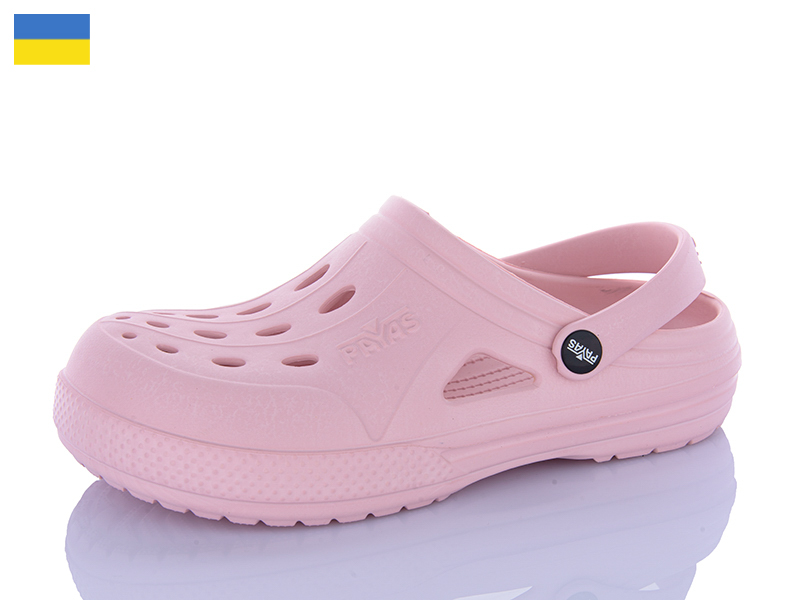 Кроксы ALEX M&L (36-41) Крокс жін.пудра (лето)