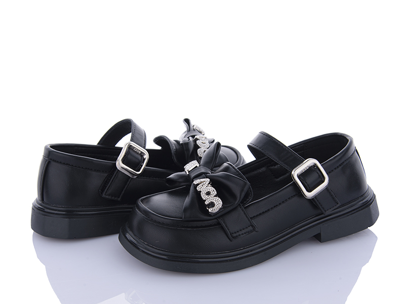 Туфли VIOLETA (31-36) G31-B6825 black (деми)