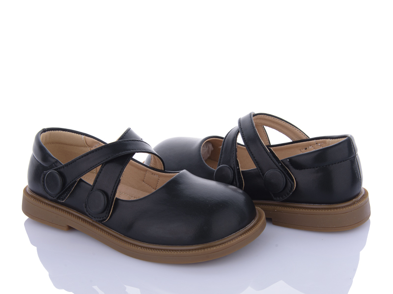 Туфли VIOLETA (31-36) G34-B6819 black (деми)