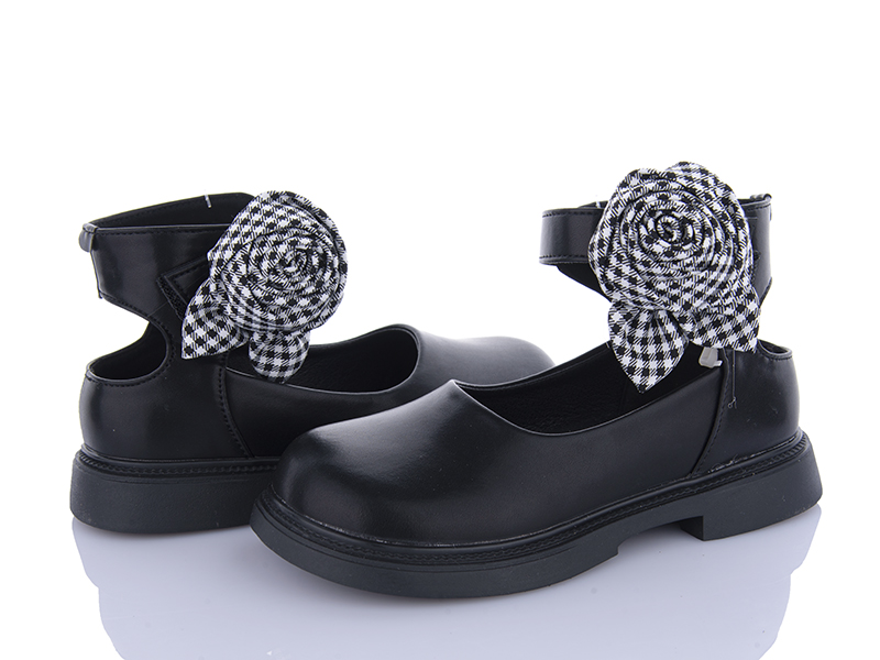 Туфли VIOLETA (31-36) G35-B6850 black (деми)