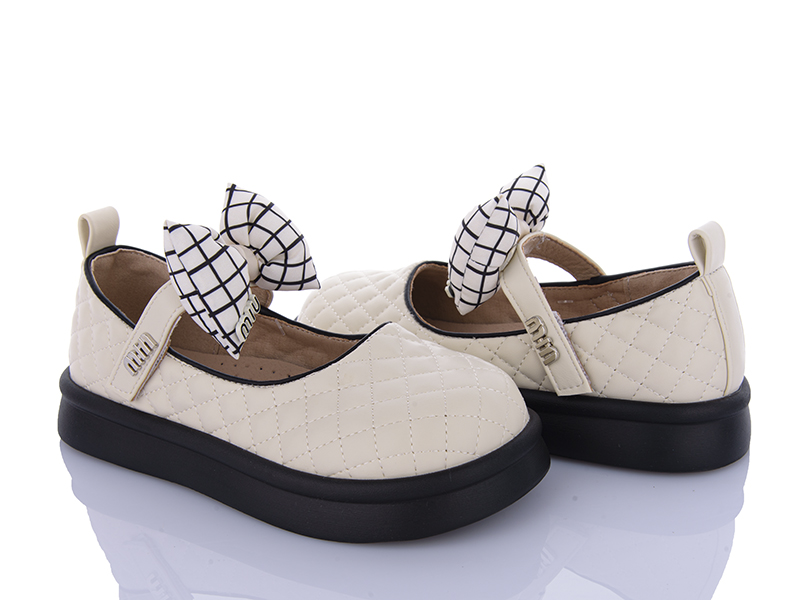 Туфли VIOLETA (31-36) G45-1167B beige (деми)