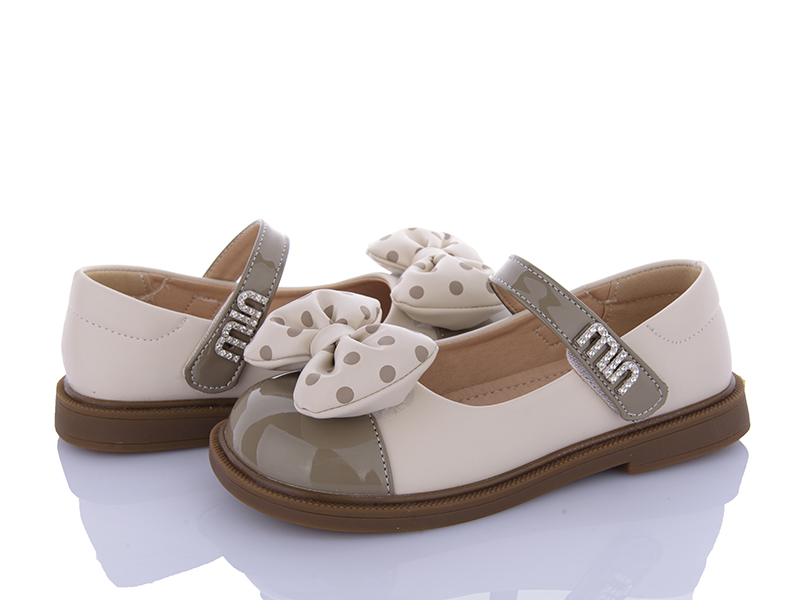 Туфли VIOLETA (31-36) G46-B6802 beige (деми)