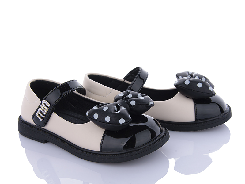 Туфли VIOLETA (31-36) G46-B6802 black (деми)