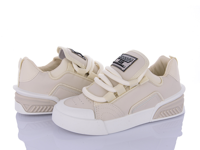 Кроссовки VIOLETA (36-41) 143-47 beige (деми)