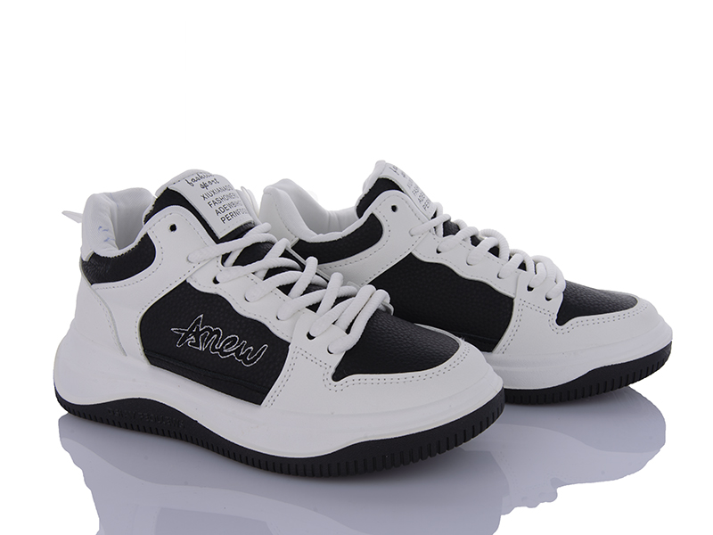 Кроссовки VIOLETA (36-41) 149-49 white-black (деми)