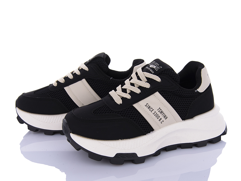 Кроссовки VIOLETA (36-41) 149-53 black (деми)