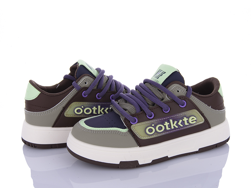 Кроссовки VIOLETA (36-41) 150-48 khaki-green (деми)
