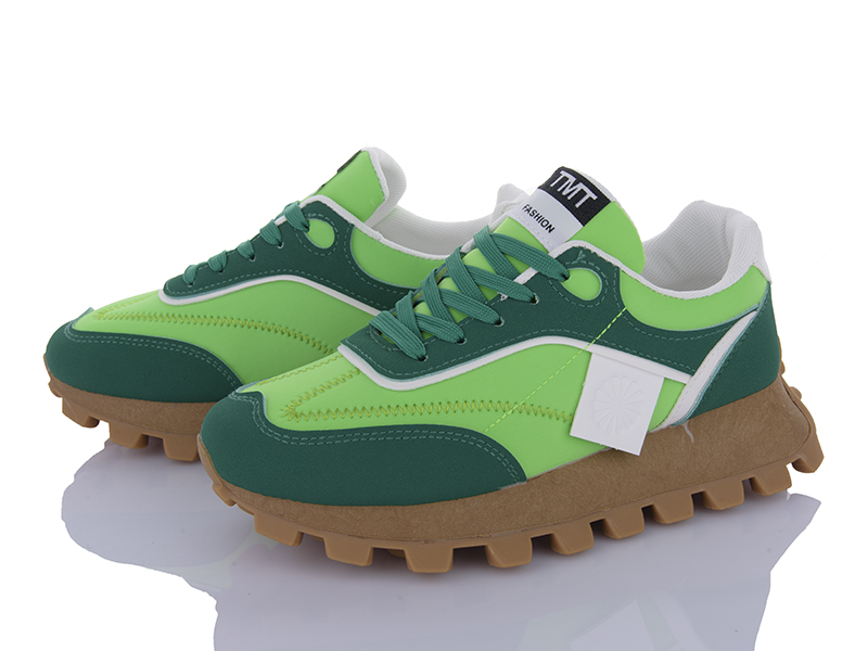 Кроссовки VIOLETA (36-41) 176-36 green (деми)