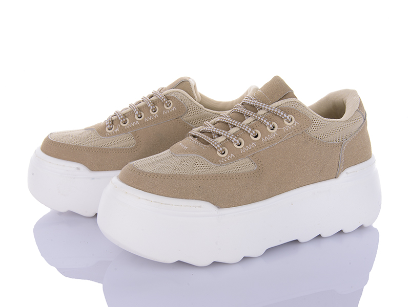 Кроссовки VIOLETA (36-41) 197-178 beige (деми)
