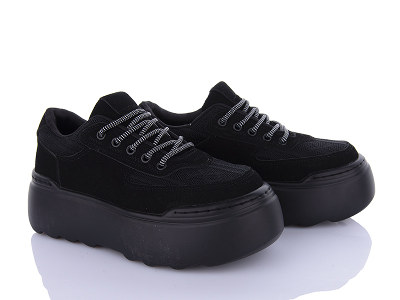 Кроссовки VIOLETA (36-41) 197-178 black (деми)