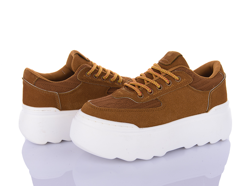Кроссовки VIOLETA (36-41) 197-178 brown (деми)
